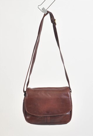 VINTAGE 90S REAL LEATHER SHOULDER BAG