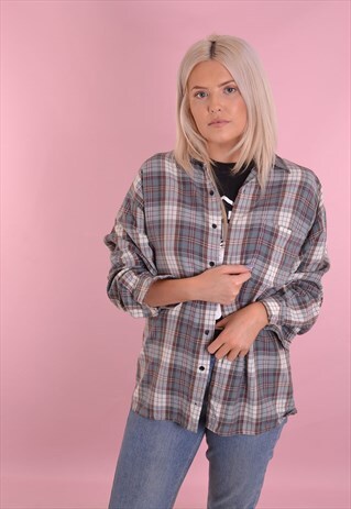 CHECK FLANNEL SHIRT GRS212