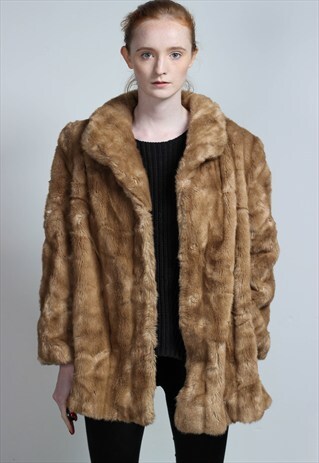 VINTAGE FAUX FUR JACKET