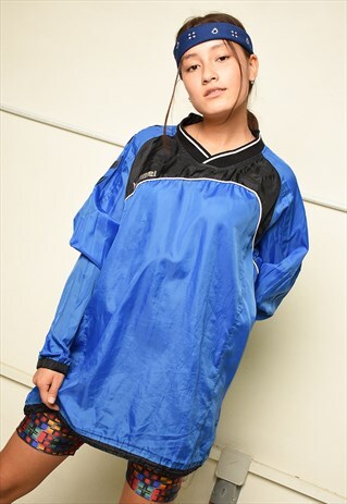 Y2K RETRO HUMMEL TRACK SPORTS SHELL THIN JACKET