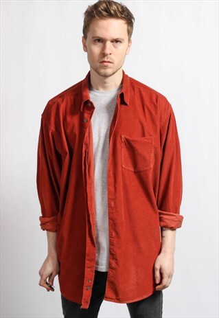 VINTAGE OVERSIZED CORDUROY SHIRT