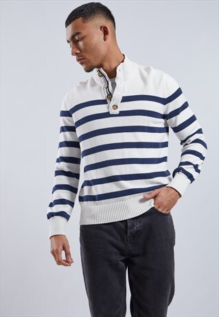 VINTAGE TOMMY HILFIGER BUTTON UP JUMPER