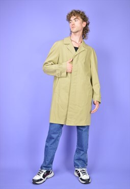  Vintage cream colour classic 80's trench coat