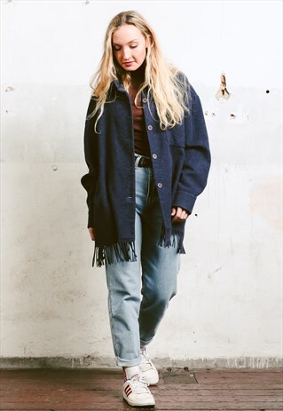 VINTAGE 90S FRINGED JACKET