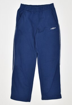 Vintage 90's Umbro Tracksuit Trousers Navy Blue