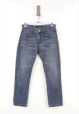 Dolce & Gabbana Slim High Waist Jeans in Dark Denim - 46