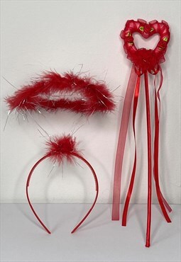Angel Halloween Costume Accessories - Red
