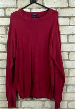 Red Nautica Mans Jumper XXL