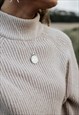 Anthea Silver Coin Necklace