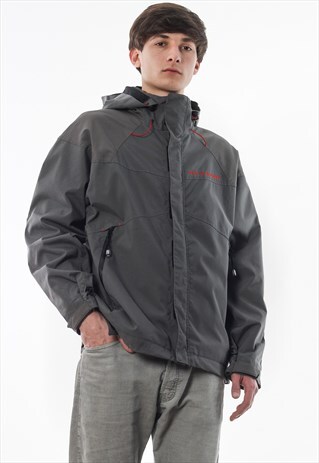 VINTAGE POLO SPORT RALPH LAUREN SHELL WINDBREAKER 90S GREY