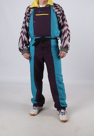 VINTAGE SERGIO TACCHINI FULL SKI SUIT SNOW L 42 - 44" (JCN)