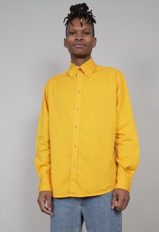 VINTAGE 90'S KAPPA OVERSIZED YELLOW SHIRT