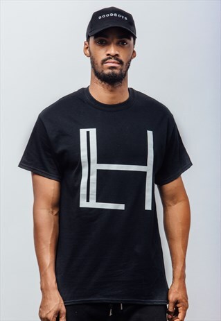 HALLEY BLACK LOGO T-SHIRT