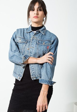 VINTAGE 80S CLASSIC LEVI'S BASIC DENIM JACKET / 1710