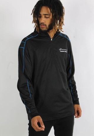 VINTAGE NIKE 1/4 ZIP SWEATSHIRT BLACK