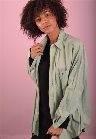 GREEN RALPH LAUREN SHIRT GRL3462