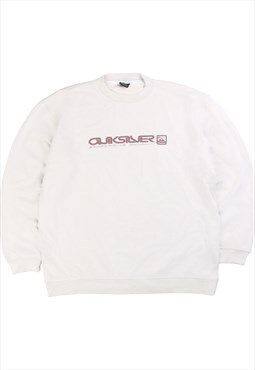 Vintage  Quicksilver Sweatshirt Spellout Heavyweight