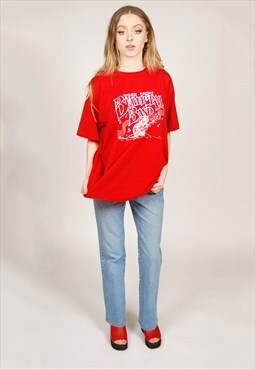 70s Beaver T-shirt (XL) vintage band single stitch redneck