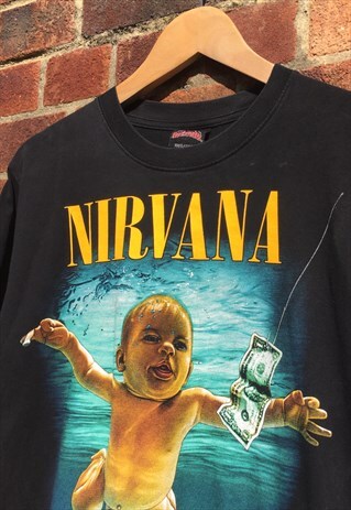 vintage nirvana nevermind t shirt