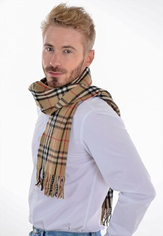 BURBERRYS NOVA CHECK CASHMERE SCARF