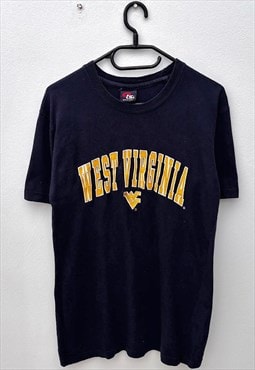 Vintage West Virginia navy blue T-shirt small college 