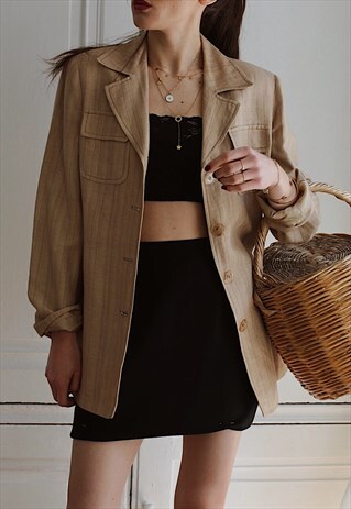 90'S GIANFRANCO FERRE BEIGE JACKET