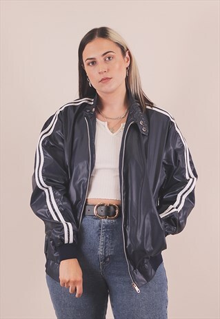 VINTAGE 90'S BLUE LIGHTWEIGHT TRACK JACKET /A9067