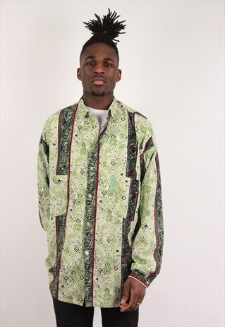VINTAGE PATTERNED CORD SHIRT