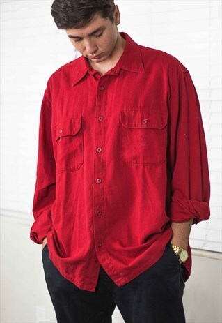 VINTAGE NAUTICA SHIRT LOGO 90S XL 14.7