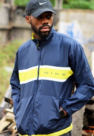 RETRO / 90'S / NIKE / LIGHTWEIGHT BLUE JACKET