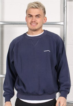 Vintage Umbro Sweatshirt in Navy Crewneck Jumper Medium