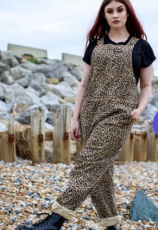 NATURAL LEO UNISEX STRETCHY GRUNGE DUNGAREES