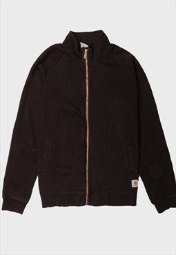 Genuine Carhartt Brown High Neck Zipped Sweatshirt