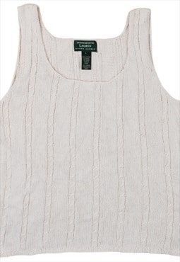 Vintage 90's Ralph Lauren Gilet Knitted Vest Sleeveless