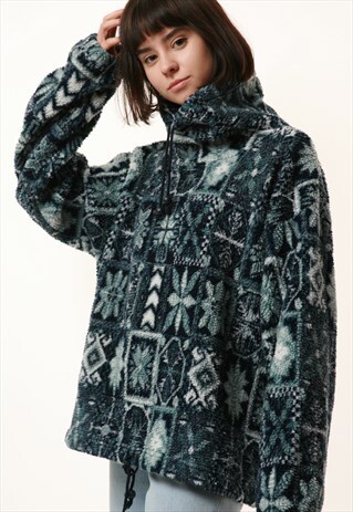 90S VINTAGE ITALIAN SACRAMENTO JUMPER FLEECE 15944