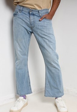 Vintage Levis Bootcut Jeans Blue - Size W36 L32