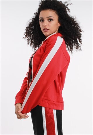 90S VINTAGE ZIPPED TRACK SWEATSHIRT