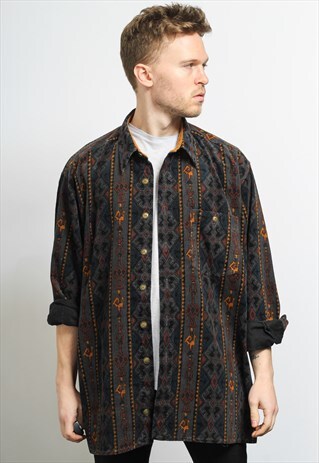 VINTAGE CORDUROY CORD SHIRT