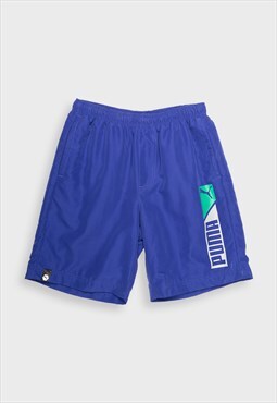 Puma electric blue sports shorts