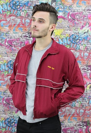 VINTAGE 90S SHELL JACKET / WINDBREAKER. UNISEX SPORTSWEAR.