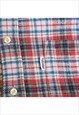 VINTAGE VALENTINO JEANS RED CHECK FLANNEL SHIRT WOMENS