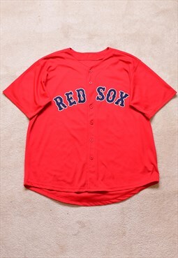 Vintage Majestic Red Sox Baseball Jersey Top