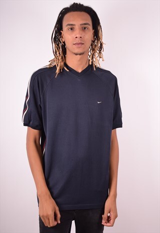 NIKE MENS VINTAGE T-SHIRT TOP XL BLACK 90S