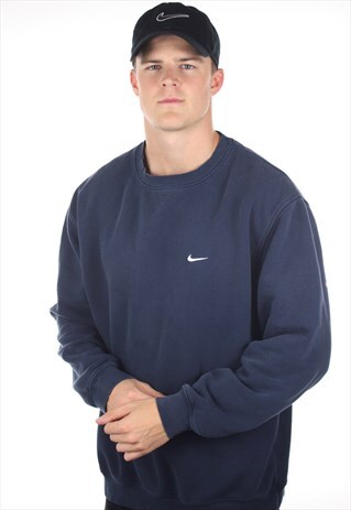 VINTAGE NIKE SMALL LOGO SWEATSHIRT JUMPER