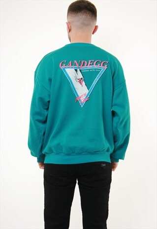 VINTAGE OLDSCHOOL RETRO GANDEGG 1989 SWEATSHIRT 14120