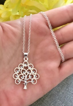925 Silver Tree Of Life Necklace