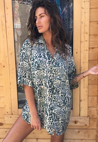 OVERSIZED RETRO 90S 80S VINTAGE UNISEX FESTIVAL SHIRT