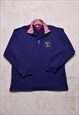 Vintage 90s OG Tommy Hilfiger 1/4 Zip Embroidered Sweater