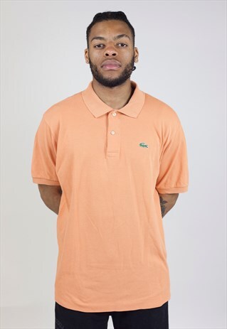 VINTAGE LACOSTE ORANGE POLO SHIRT