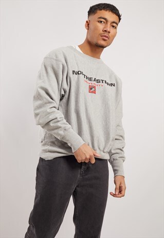 VINTAGE CHAMPION NORTH EASTERN UNIVERSITY SWEATSHIRT